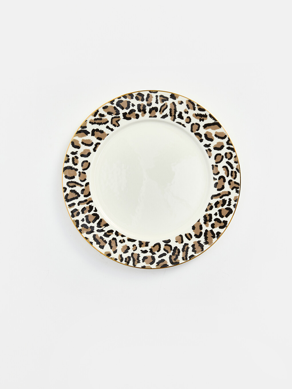 Leopard Patterned Porcelain Serving Plate-2