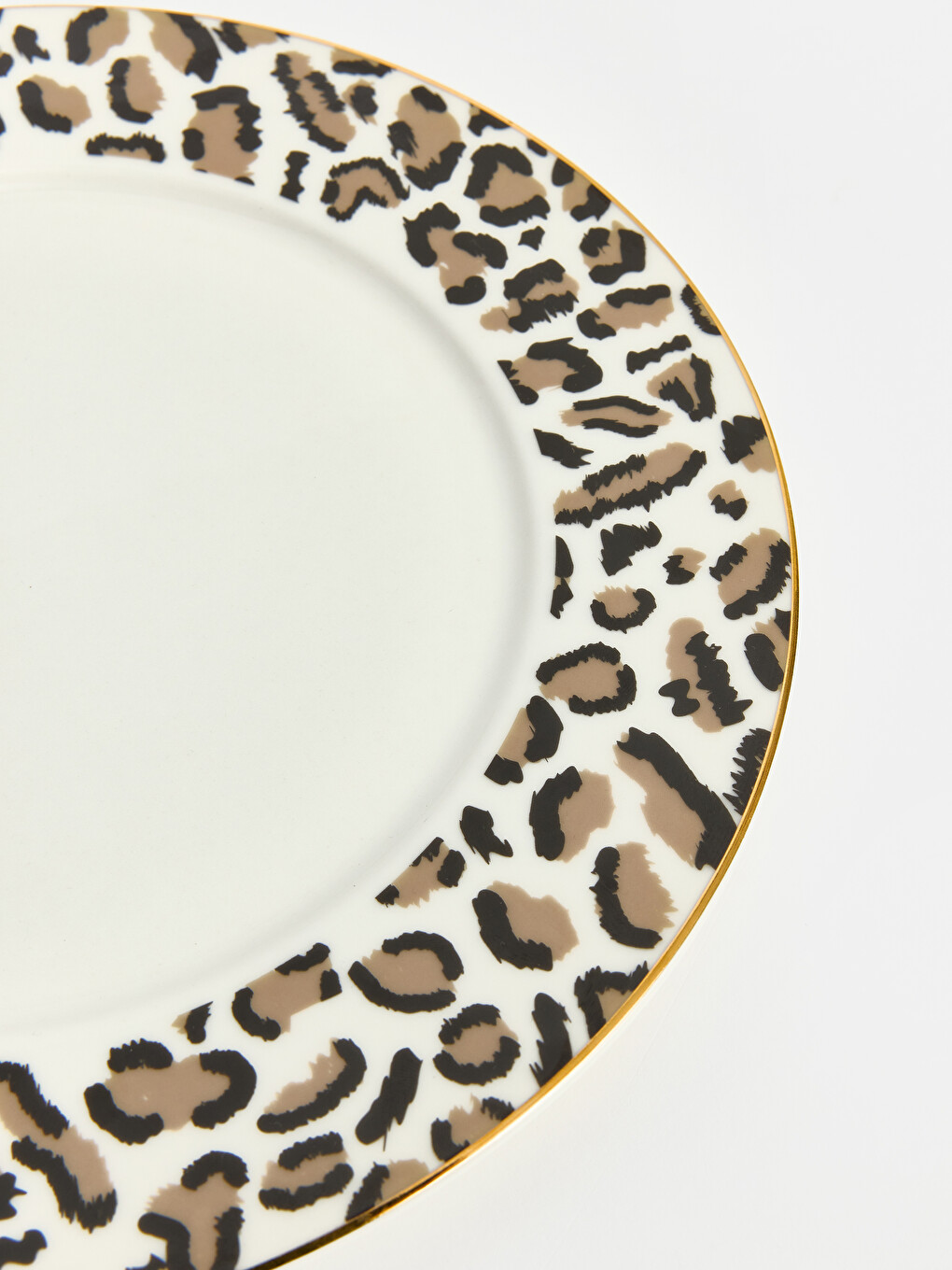 Leopard Patterned Porcelain Serving Plate-3