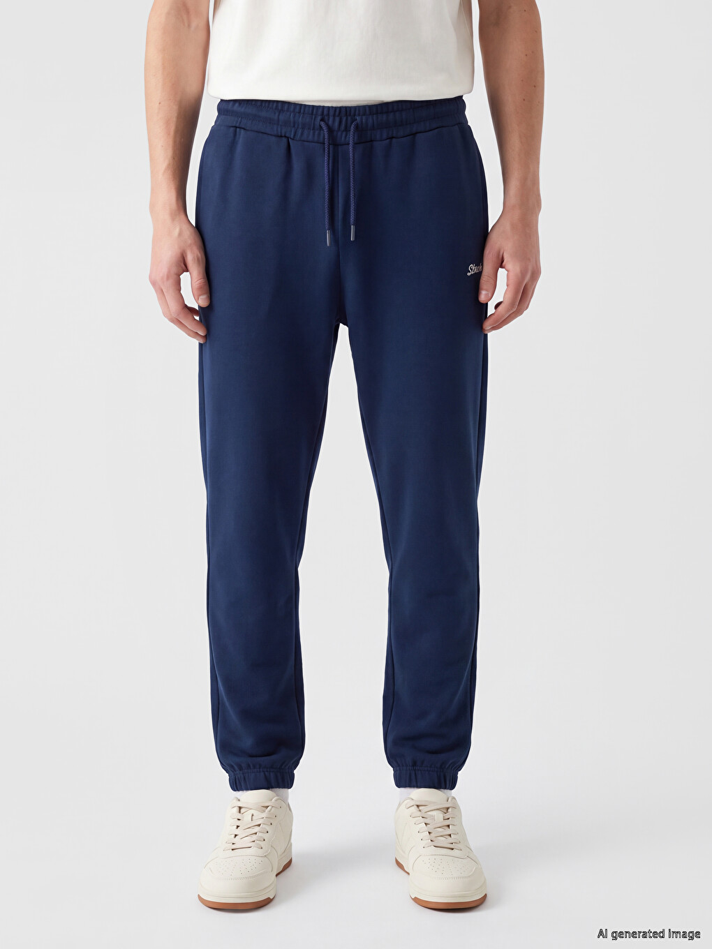 Lacivert Regular Fit Erkek Jogger Eşofman Altı-1