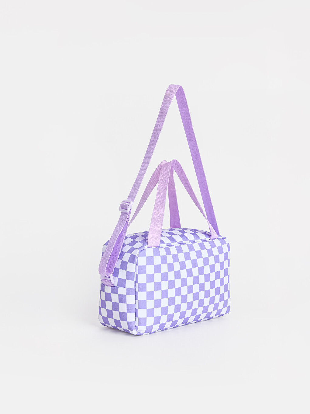 Plaid Patterned Girls' Lunch Box-1