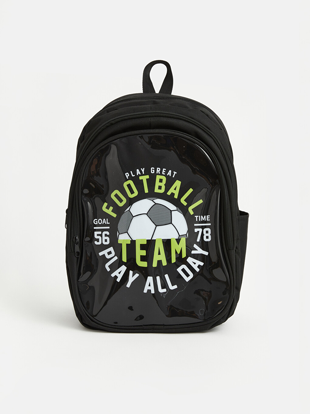 Football Printed Boys' Backpack