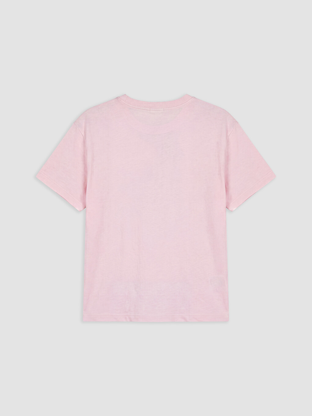 Pembe Baskılı Kız Çocuk Pijama Üst-1