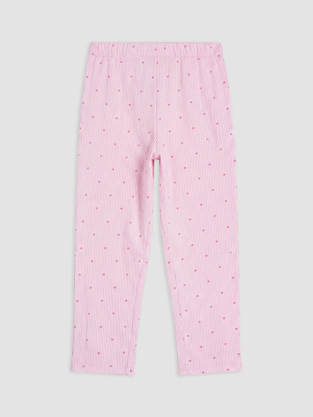 Pembe Gömlek Yaka Kız Çocuk Pijama Takım-4
