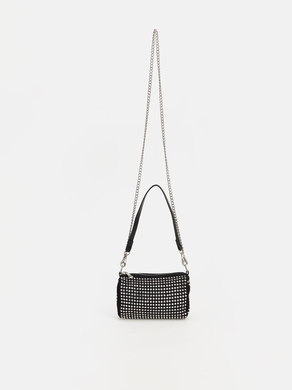 Rhinestone Suede Women's Shoulder Bag-2