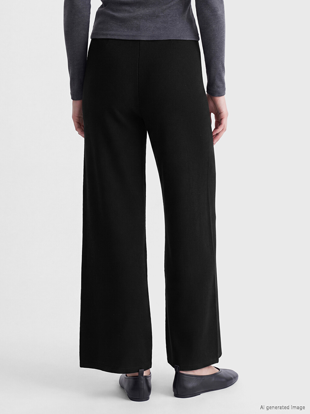 Pantaloni Dama Cu Talie Elastica-3