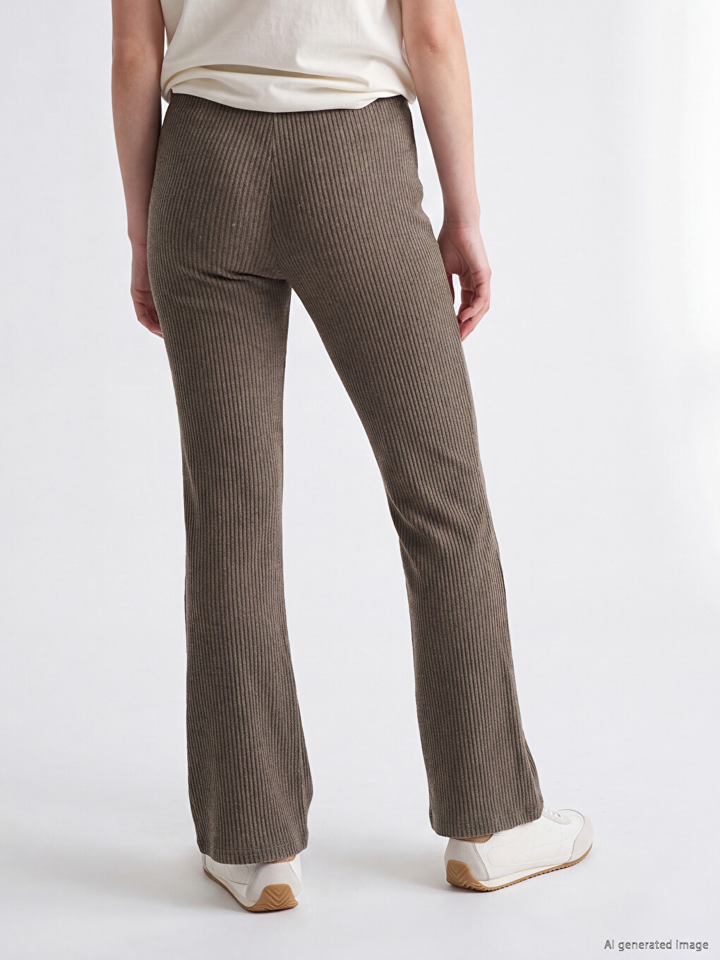 Elastic Waist Women's Trousers-3