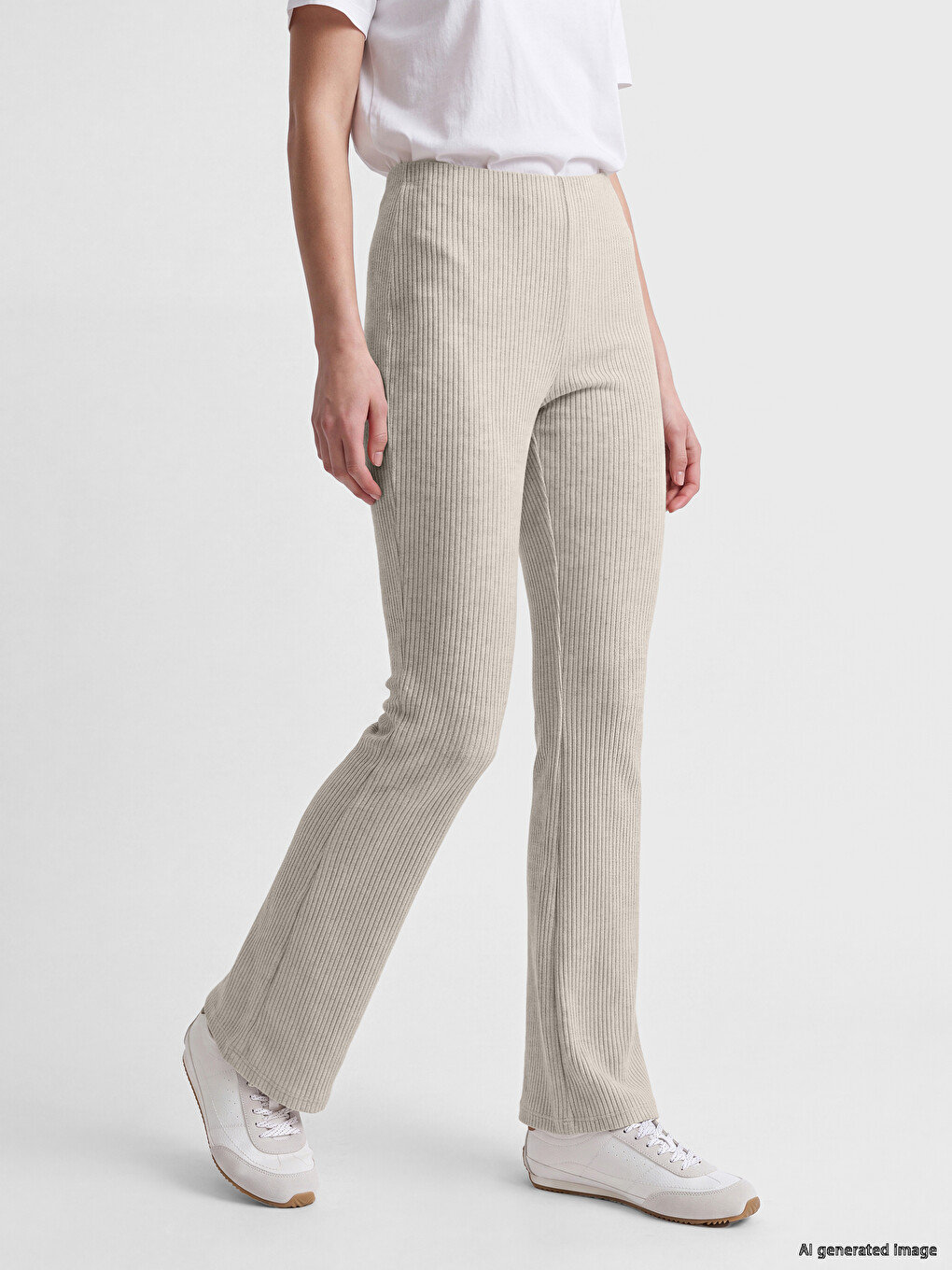 Pantaloni Dama Cu Talie Elastica-1