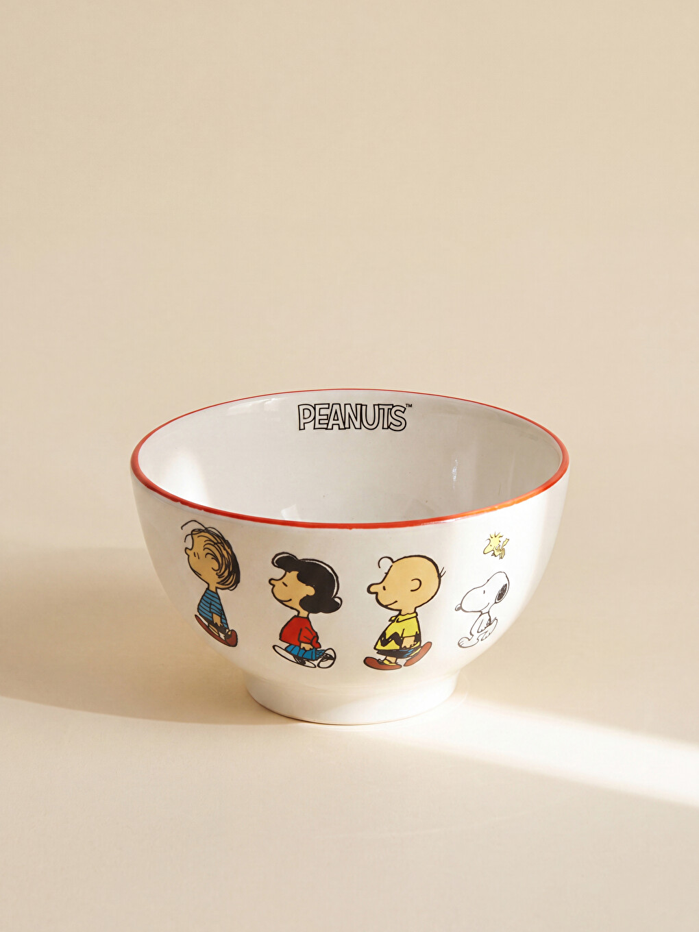 Karışık Snoppy Baskılı Seramik Kase