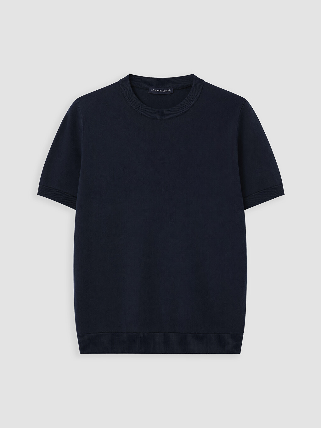 Crew Neck Men's Knitwear T-shirt-3