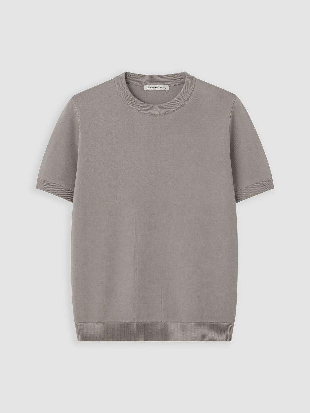Crew Neck Men's Knitwear T-shirt-3