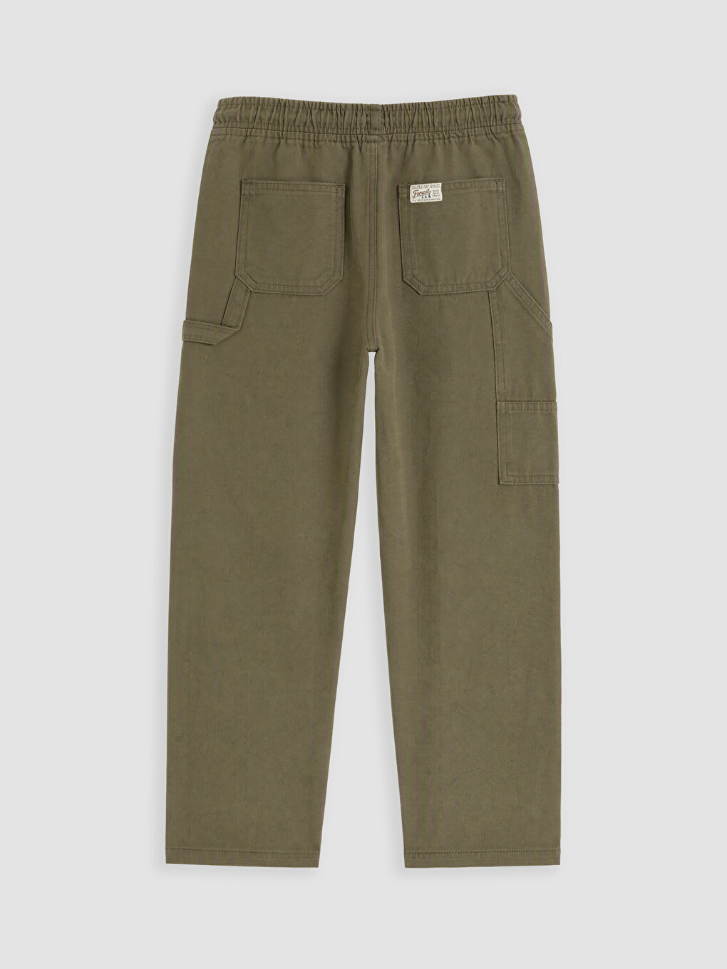 Elastic Waist Boys' Gabardine Trousers-2