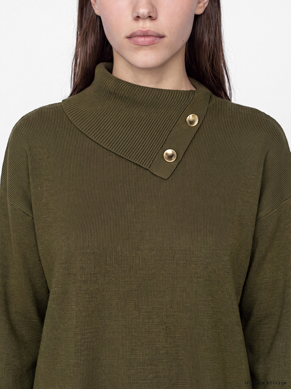 Woman Khaki Sweater-2
