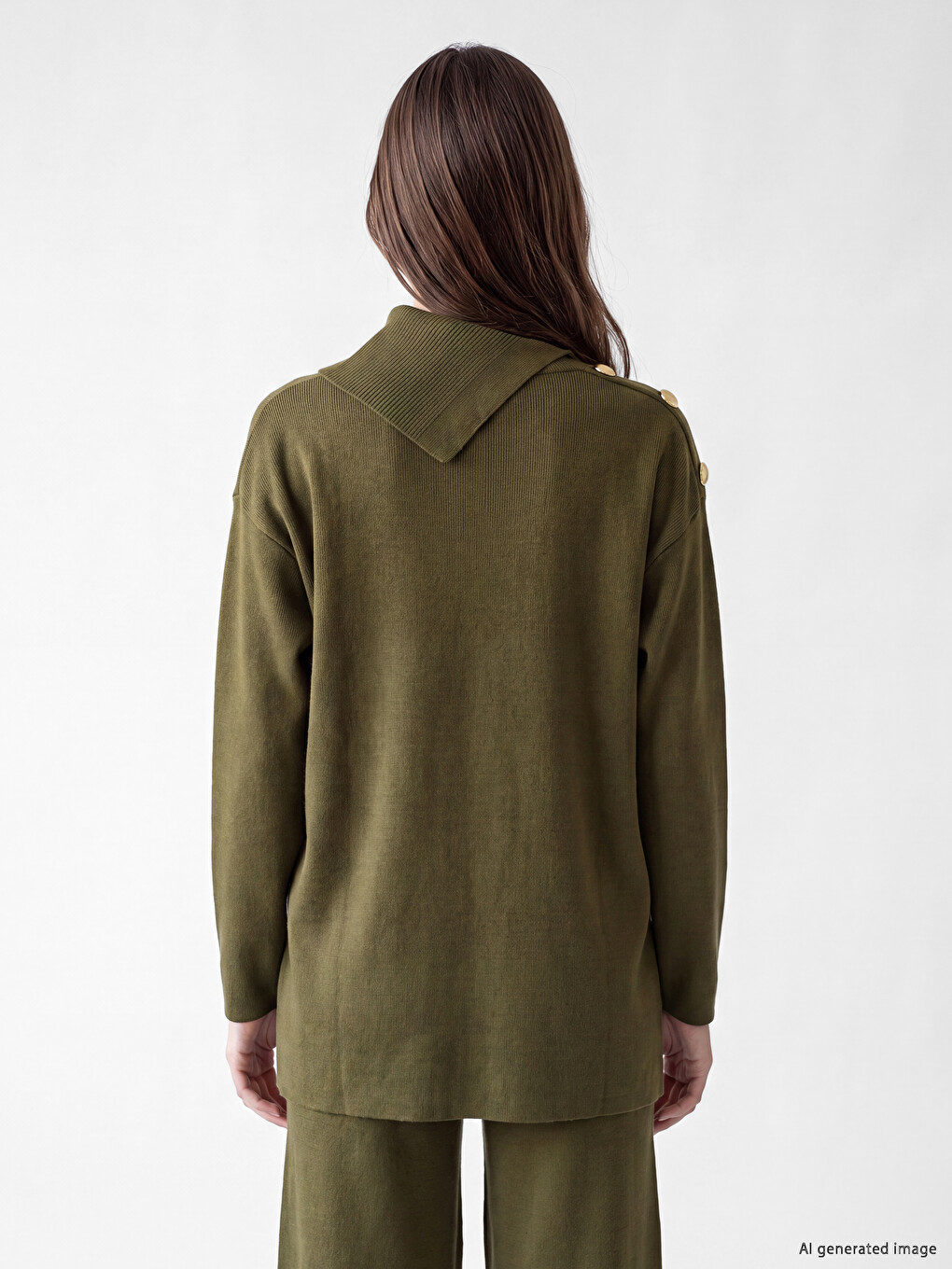 Woman Khaki Sweater-3