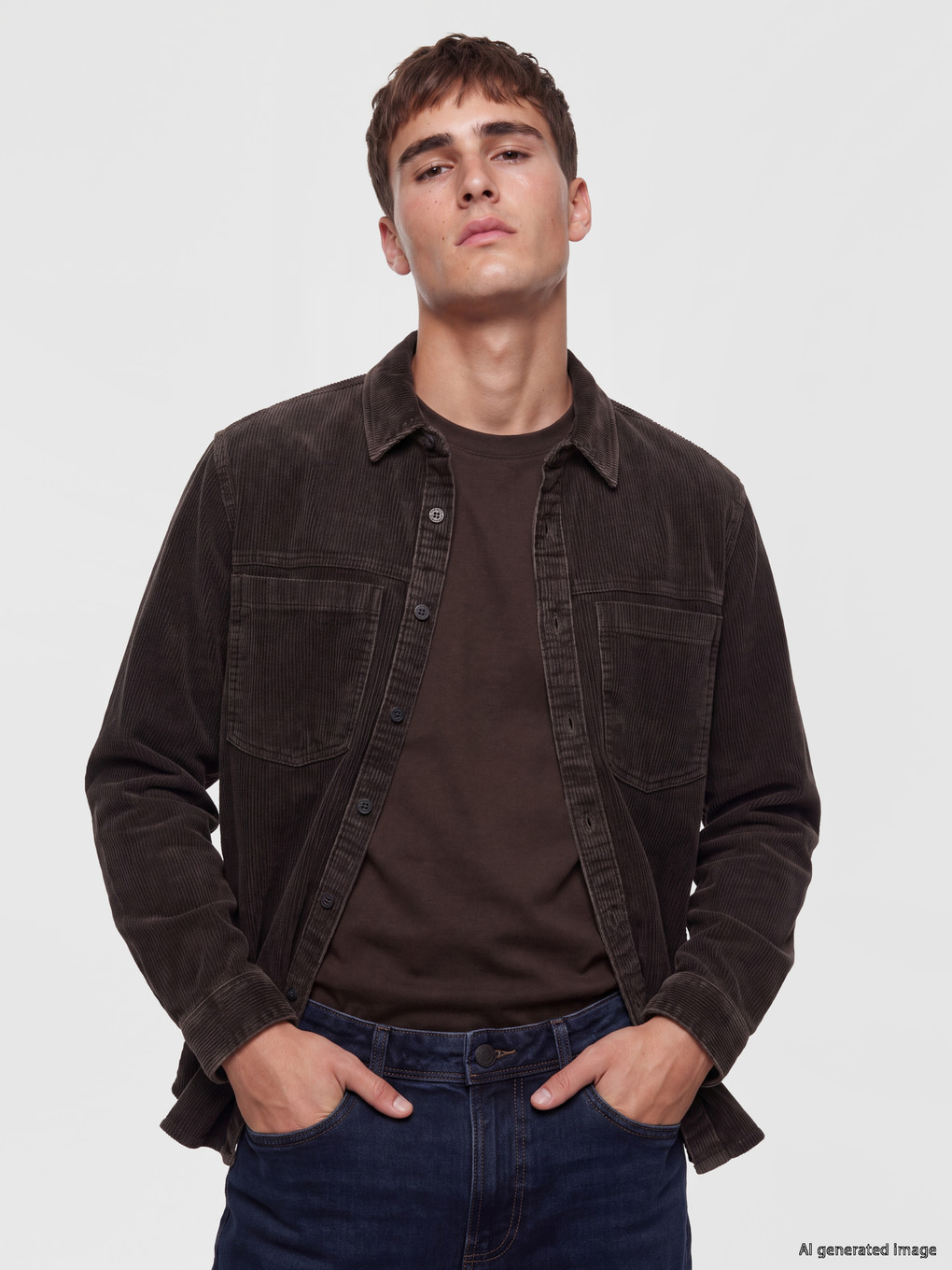Relax Fit Men's Jean Shirt