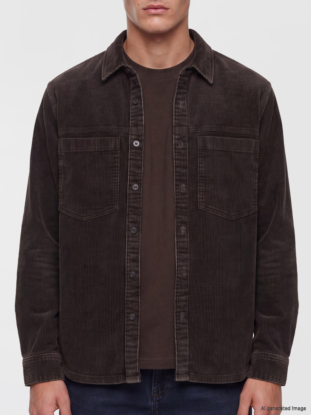 Relax Fit Men's Jean Shirt-2