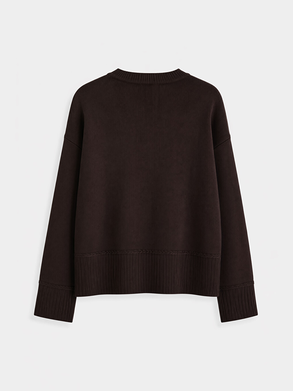 Crew Neck Women's Knitwear Sweater-5