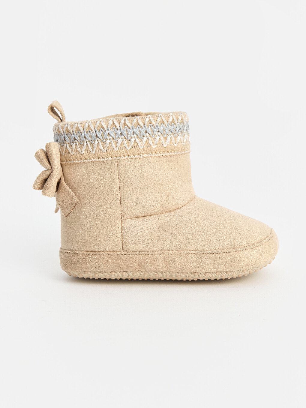 Baby Girl Beige Pre-walker Shoes-1