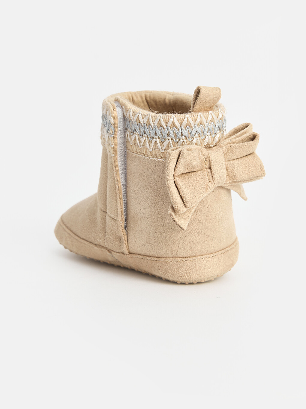 Baby Girl Beige Pre-walker Shoes-2