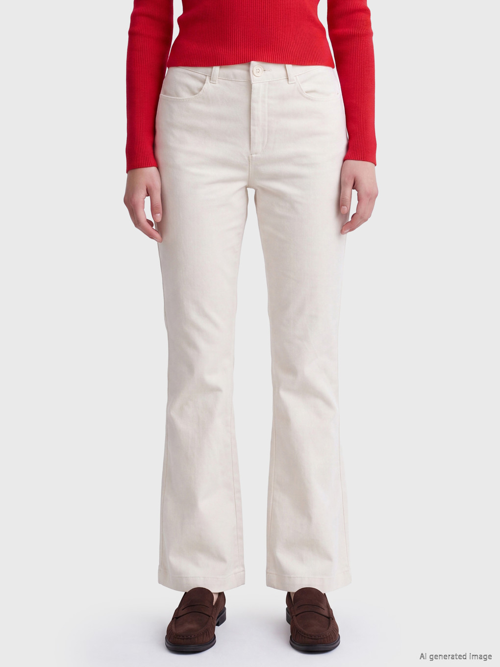 Flare Women's Velvet Trousers-1