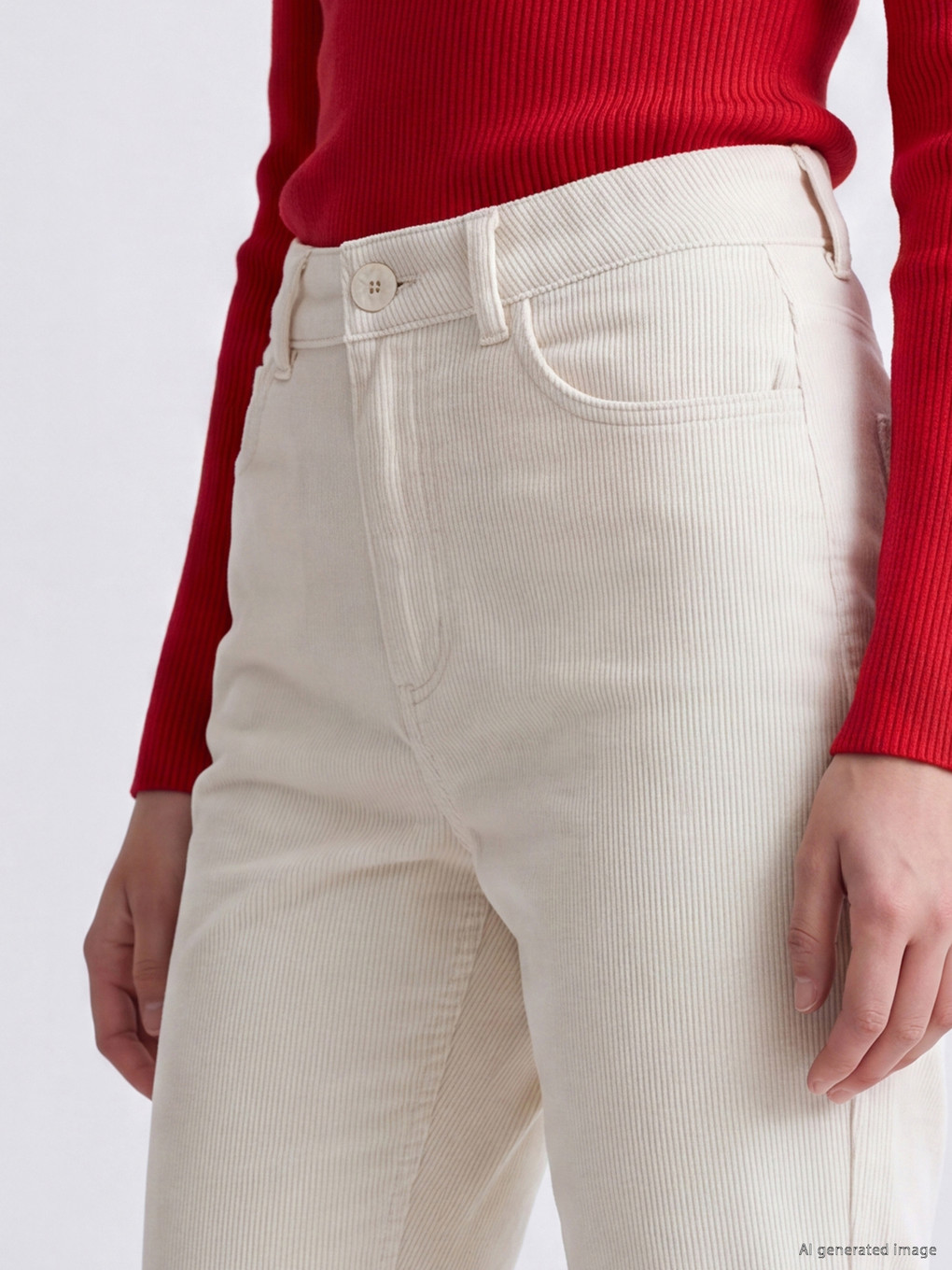 Flare Women's Velvet Trousers-2