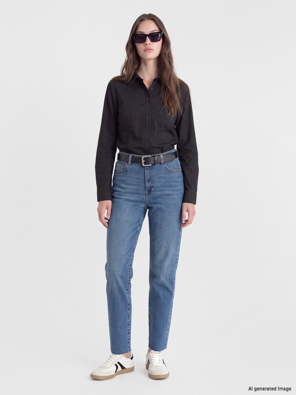 İndigo Mom Jean
