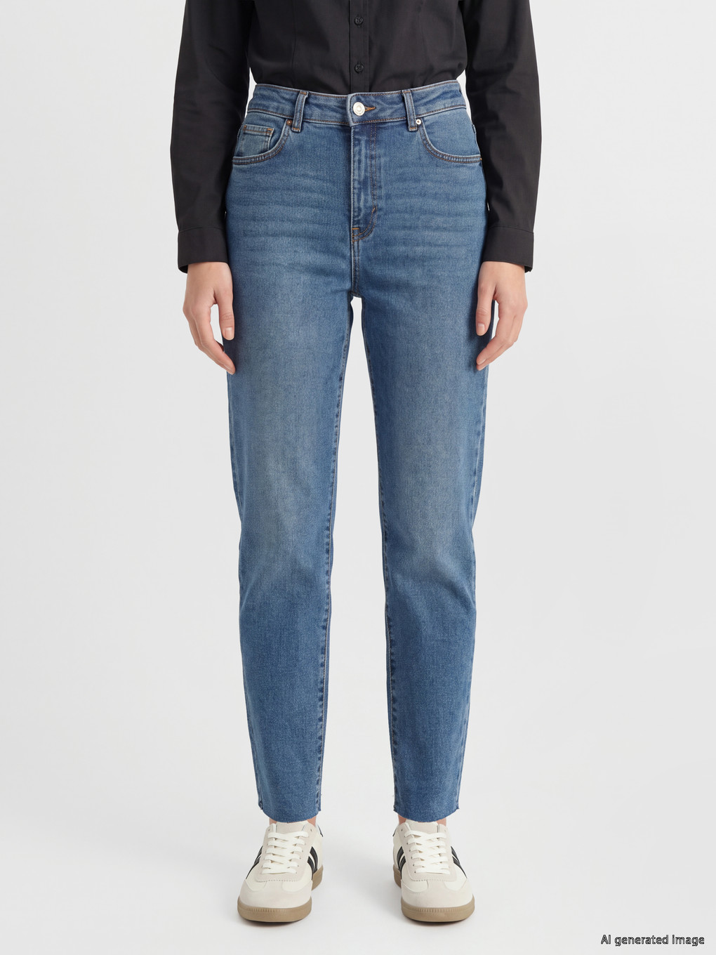 İndigo Mom Jean-1