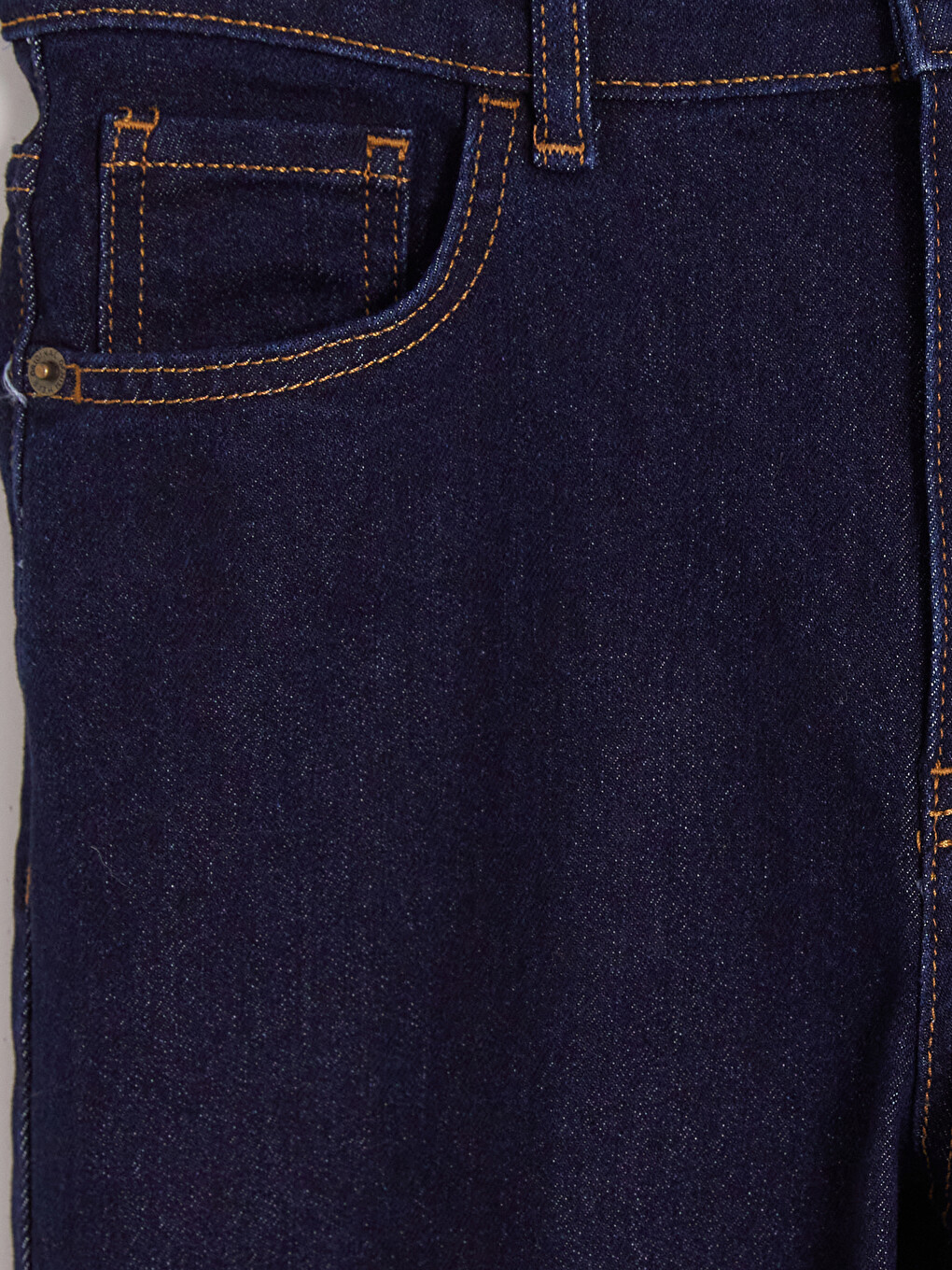İndigo Flare Kadın Jean Pantolon-1