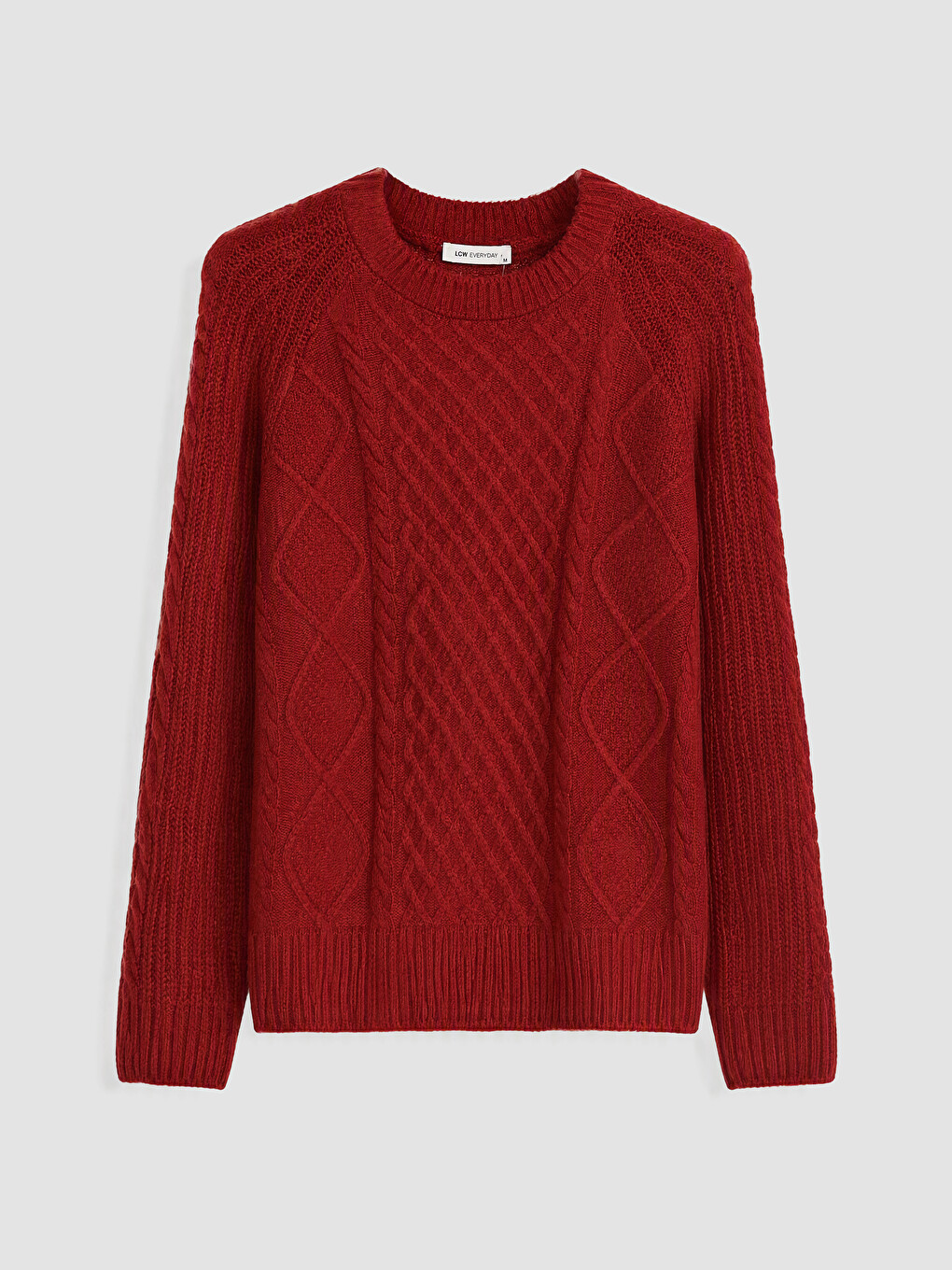 Argyle Patterned Women's Knitwear Sweater-4