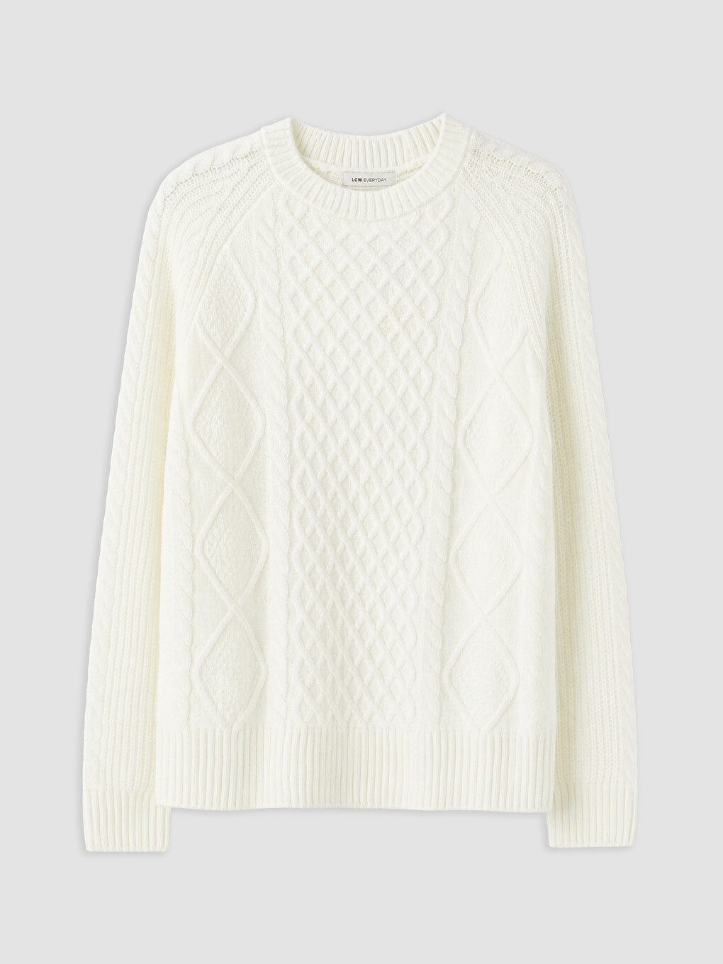 Cable Knit Women's Knitwear Sweater-4