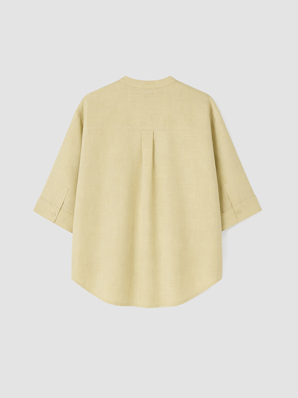 Grandad Collar Regular Fit Women's Shirt-6
