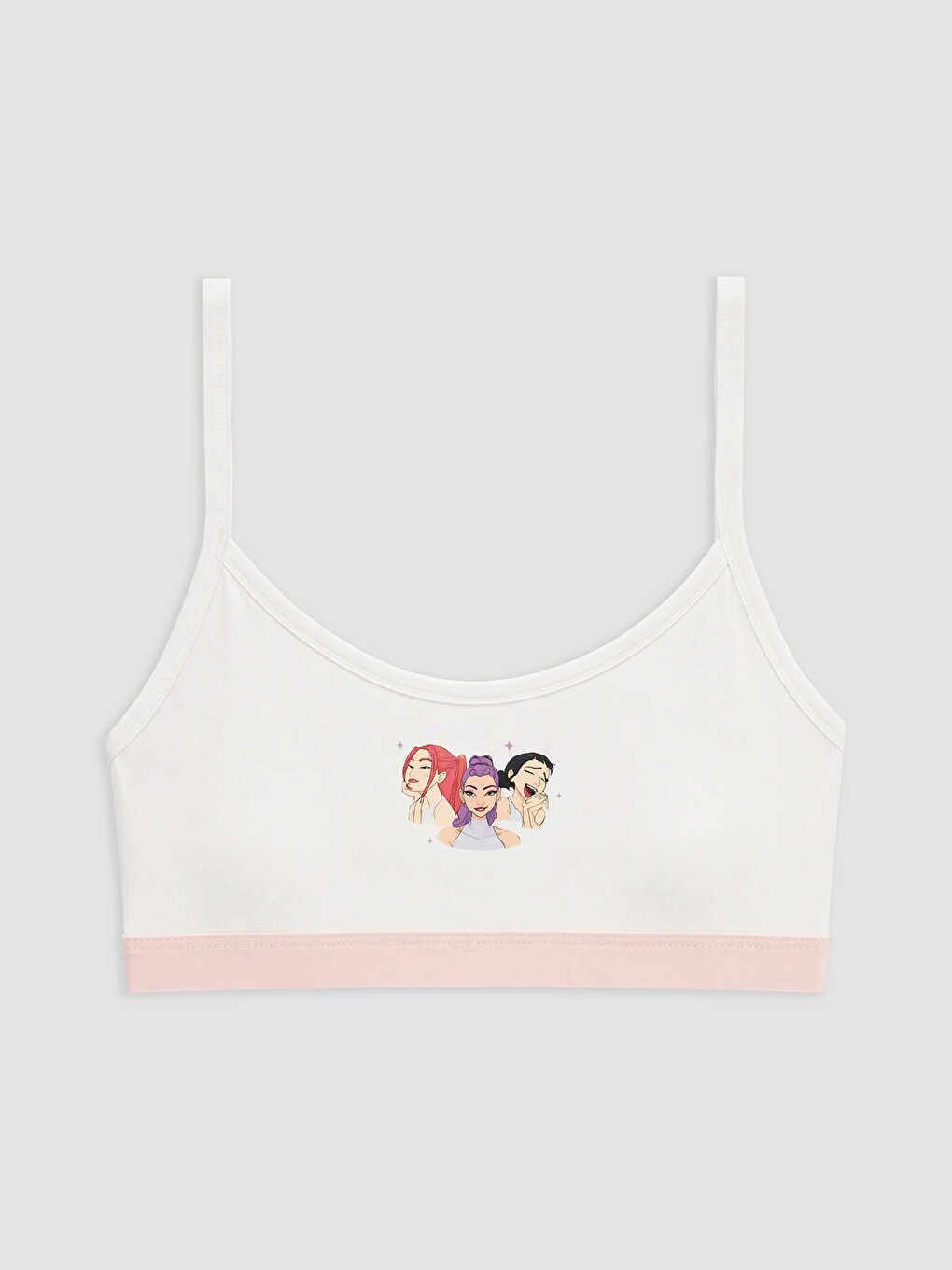 K-pop Demon Hunters Printed Girls' Bustier 2 Pack-3