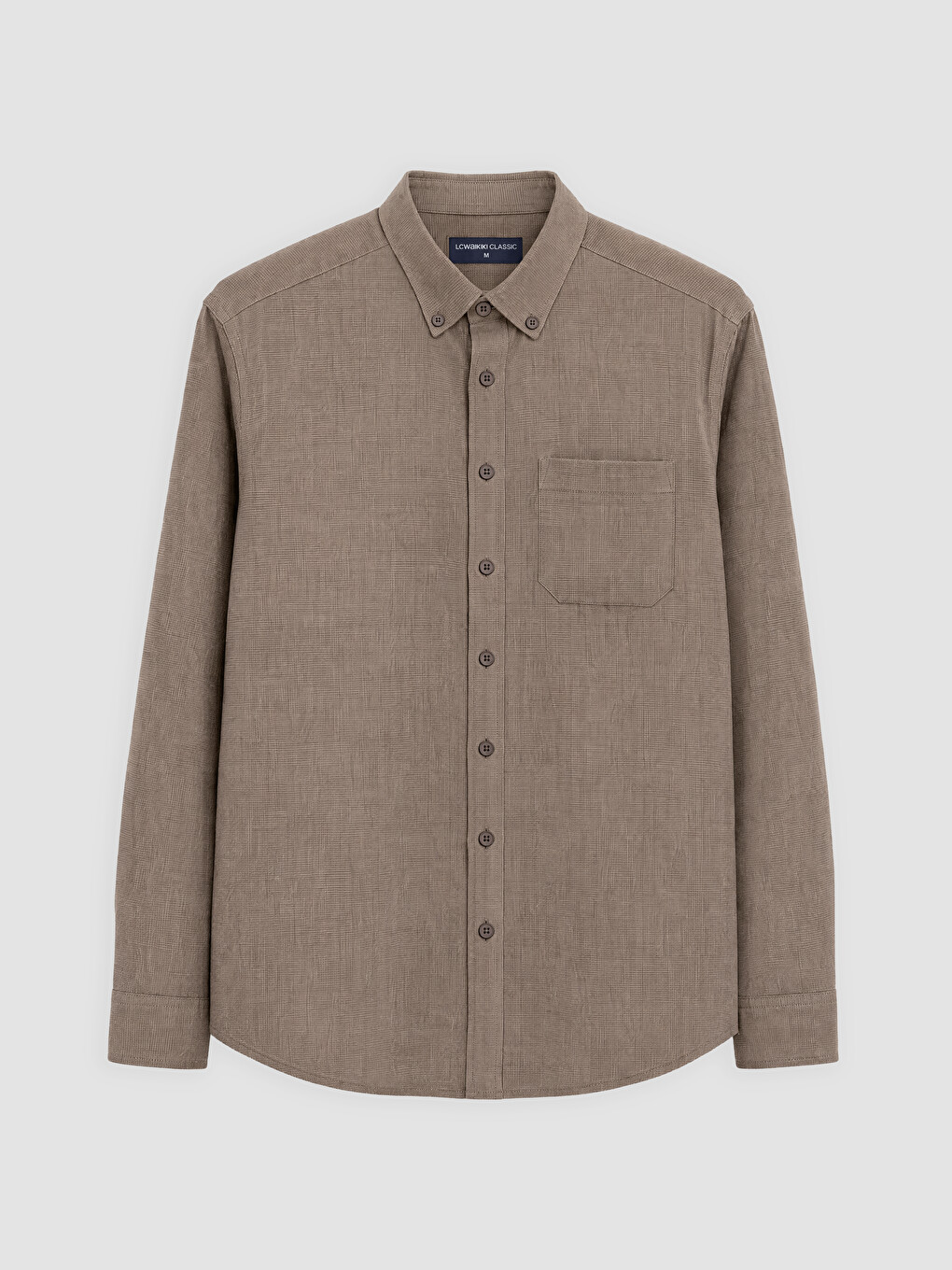 Man Brown Shirt