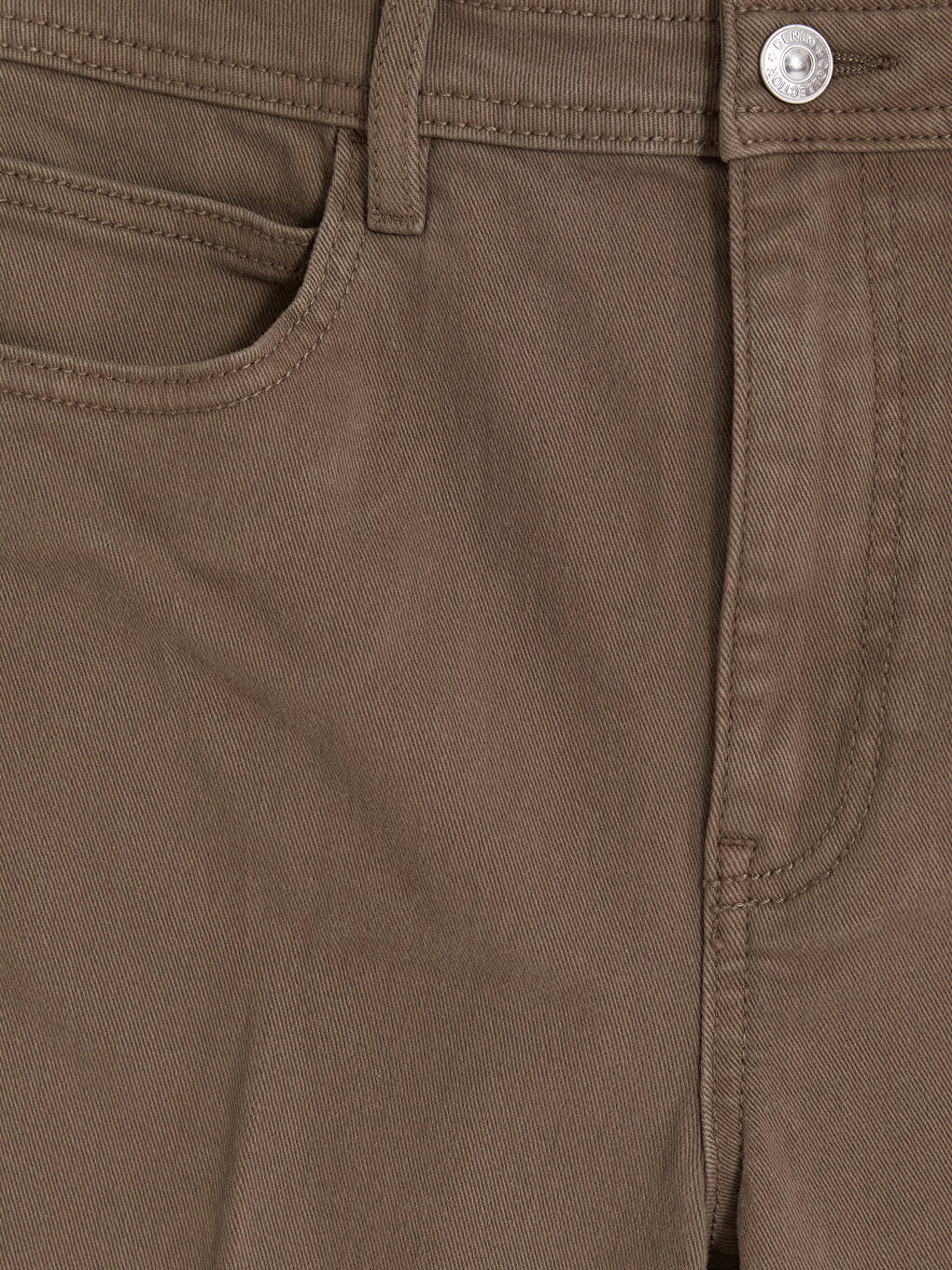 Crop Flare Kadın Jean Pantolon-5