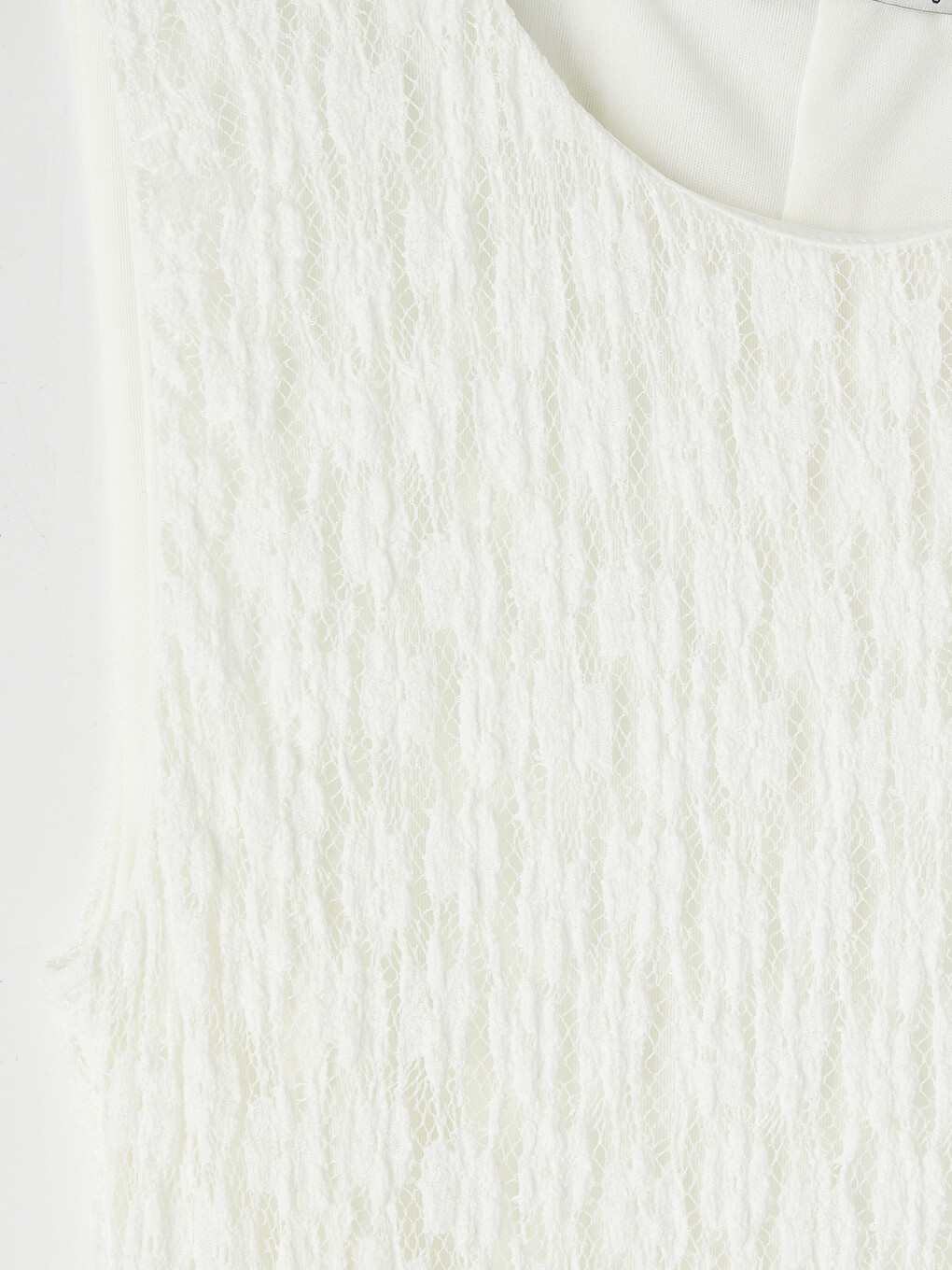 Crew Neck Lace Bodycon Dress-6