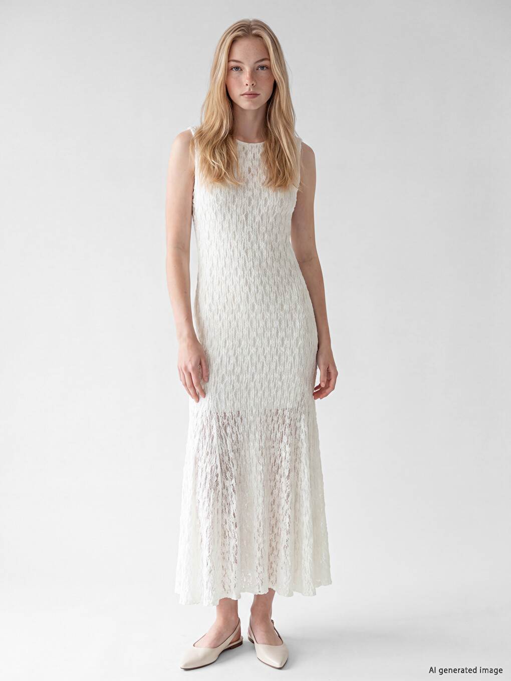 Crew Neck Lace Bodycon Dress