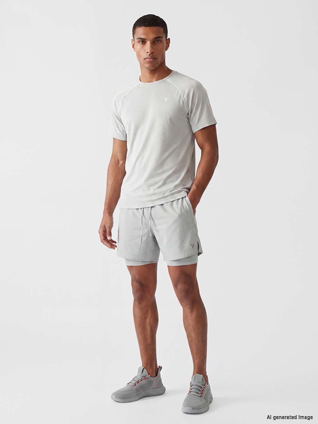 Crew Neck Men's Sport T-shirt-1