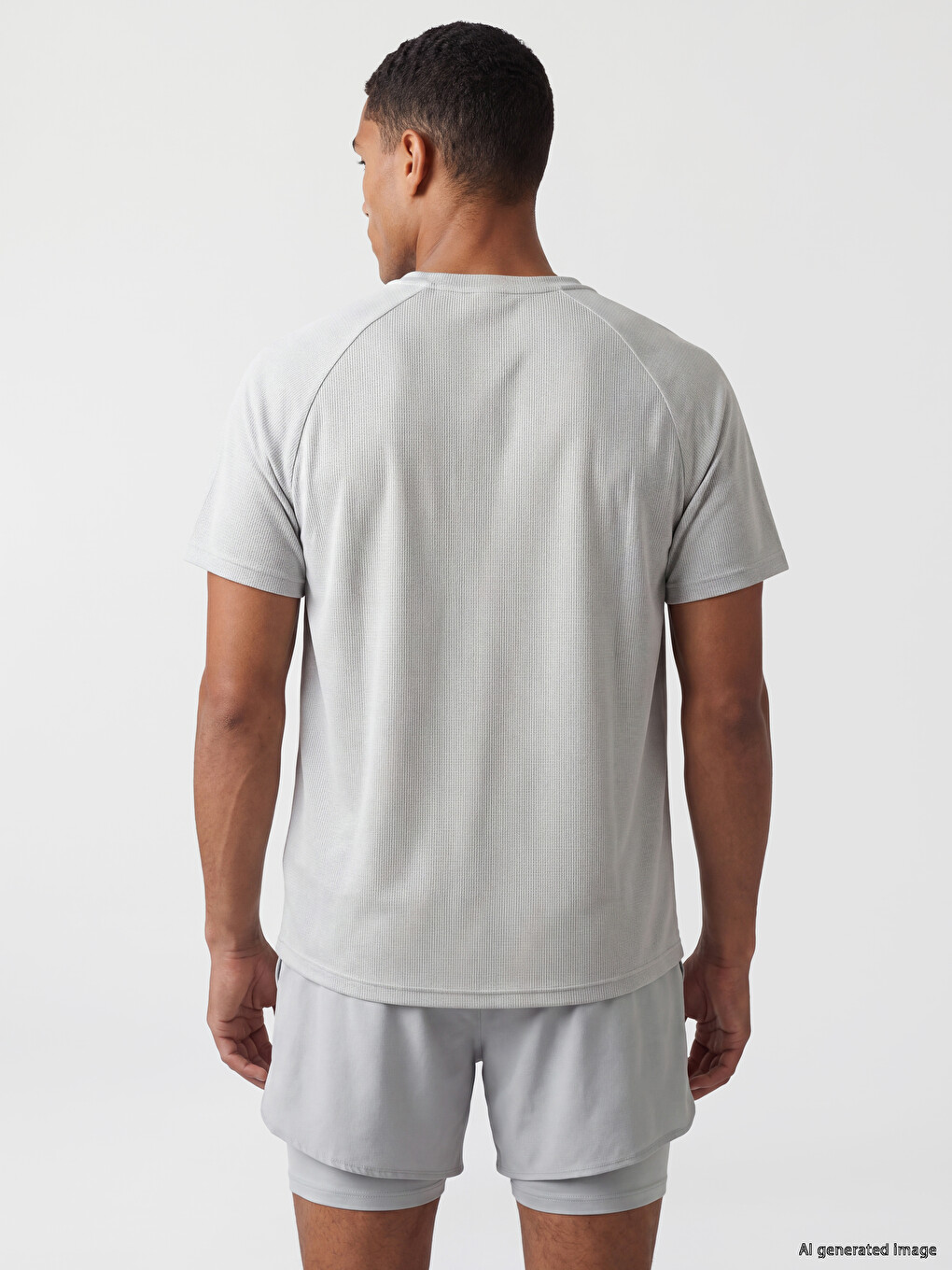 Crew Neck Men's Sport T-shirt-3