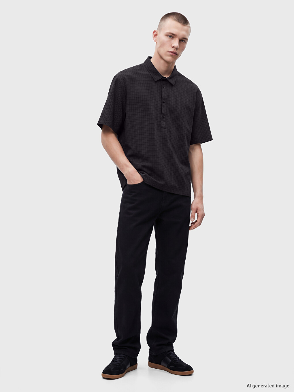 Relax Fit Plaid Men's Shirt-1