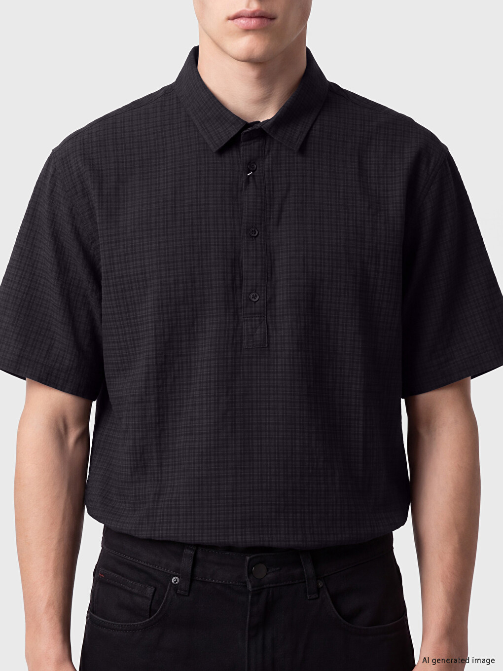 Relax Fit Plaid Men's Shirt-2