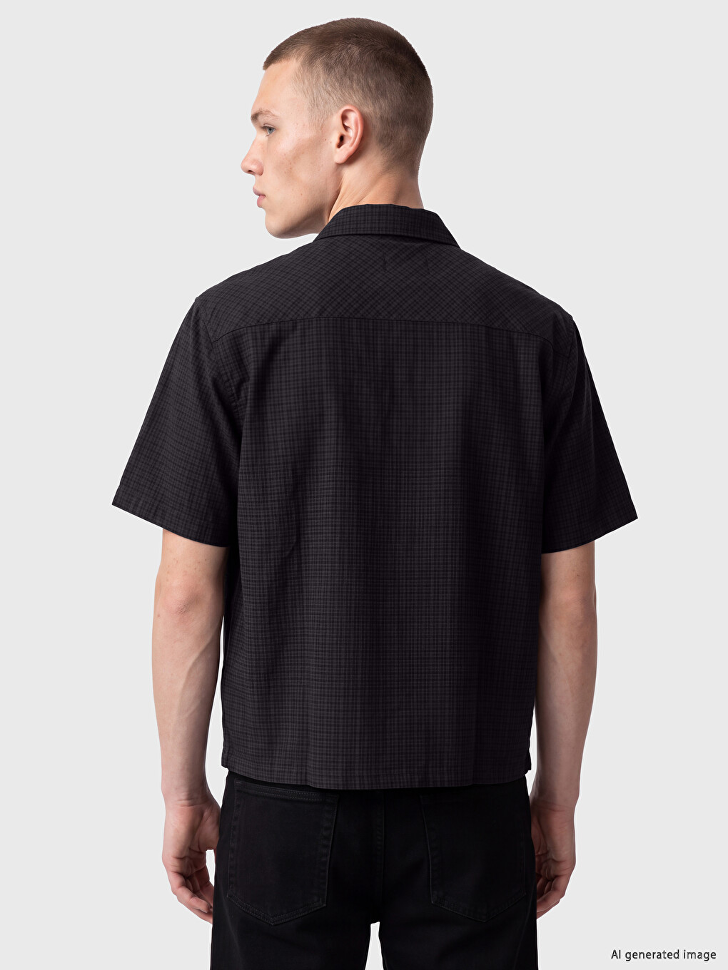 Relax Fit Plaid Men's Shirt-3