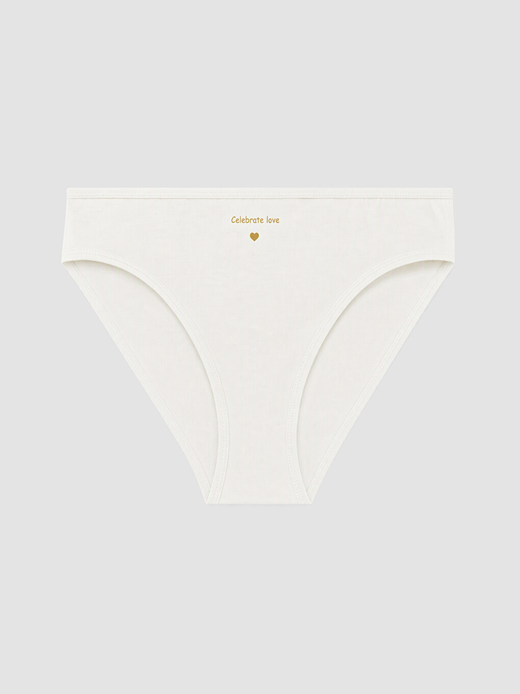 Kahverengi Baskılı Bikini Külot 5'li-1