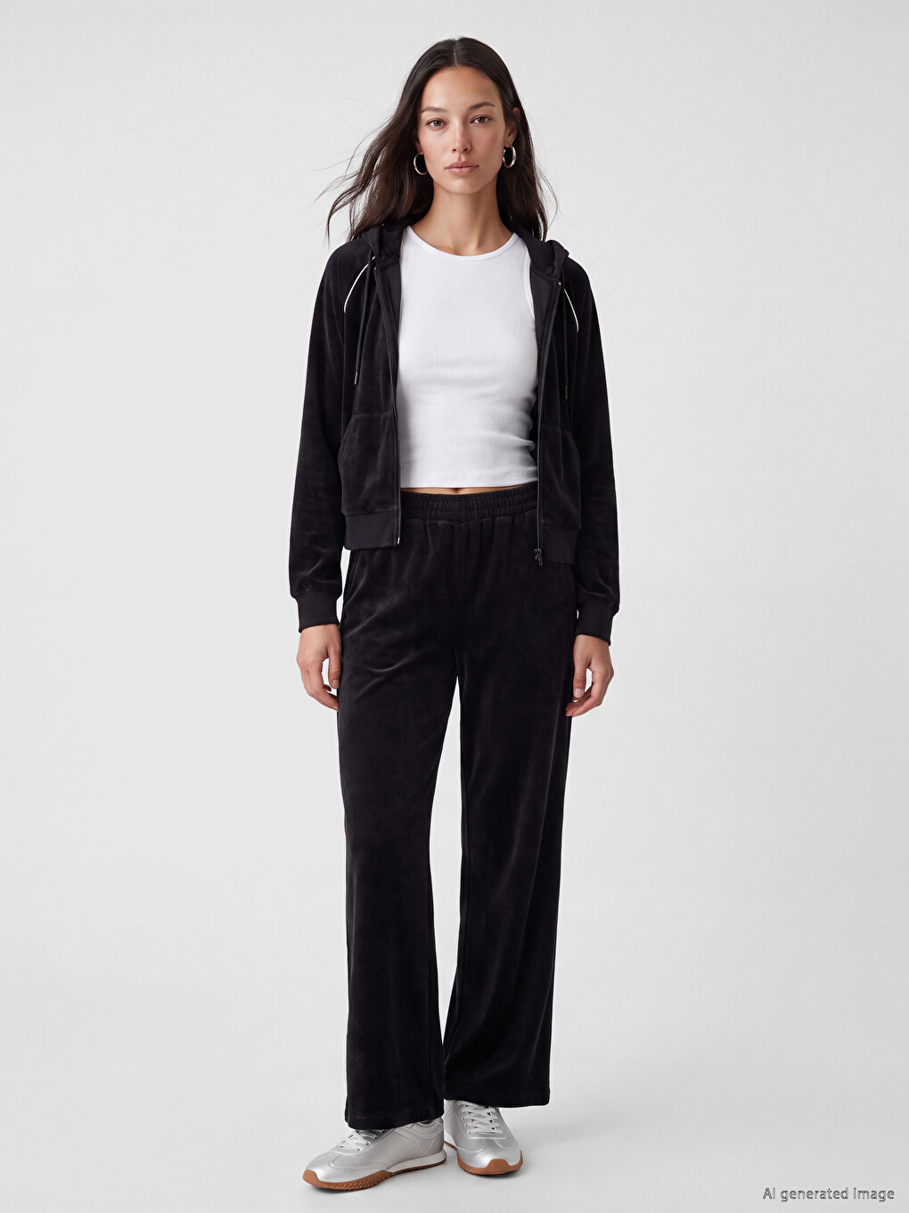 Pantaloni De Trening Negru Femeie
