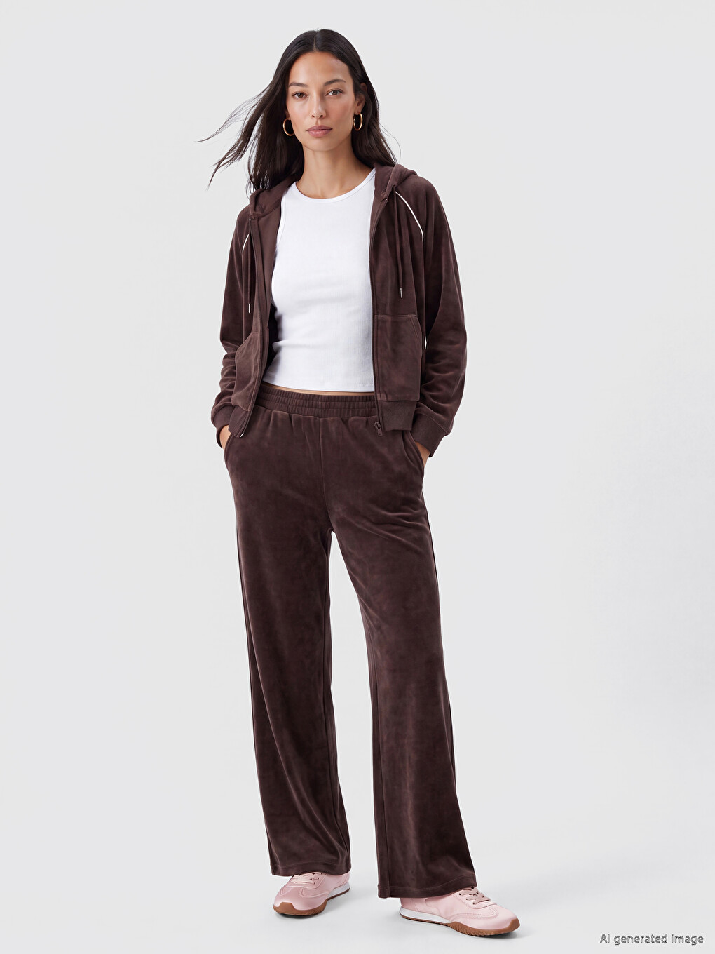 Pantaloni De Trening Visiniu Femeie