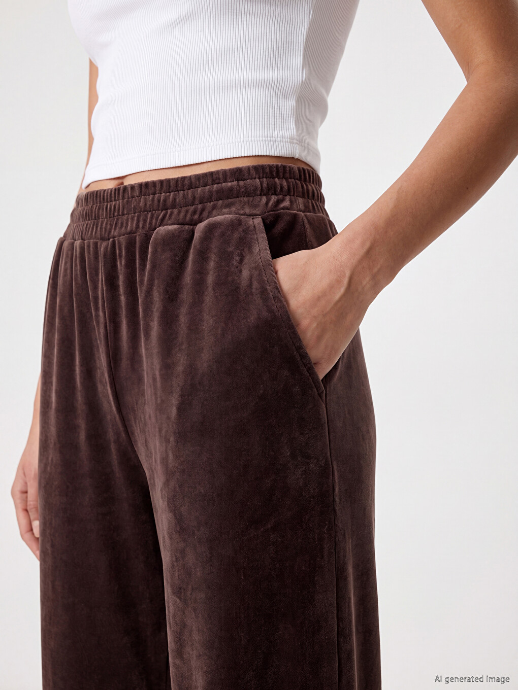 Pantaloni De Trening Visiniu Femeie-2
