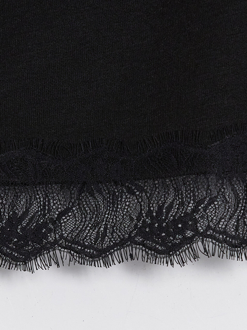 Mock Neck Lace Detailed Blouse-6