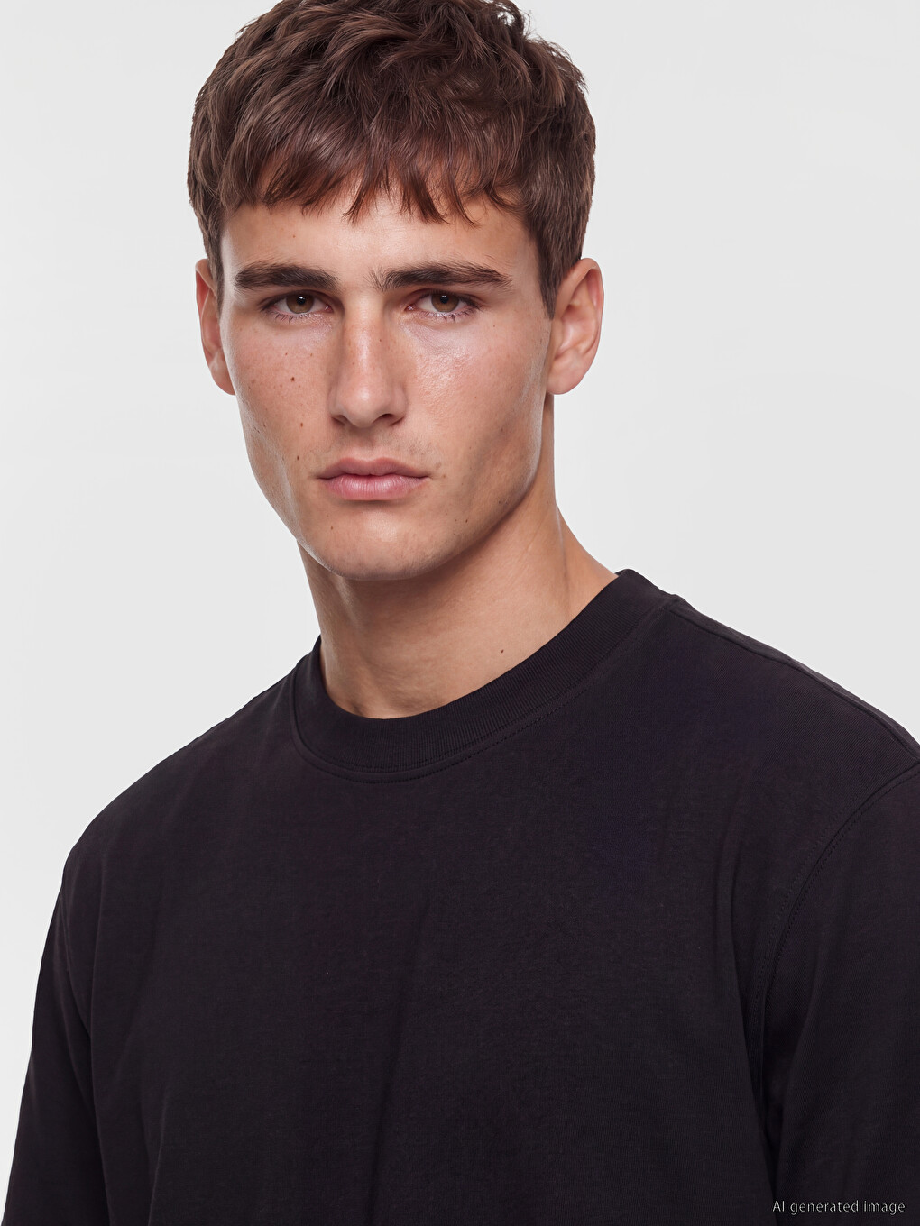 Man Black T-shirt-2