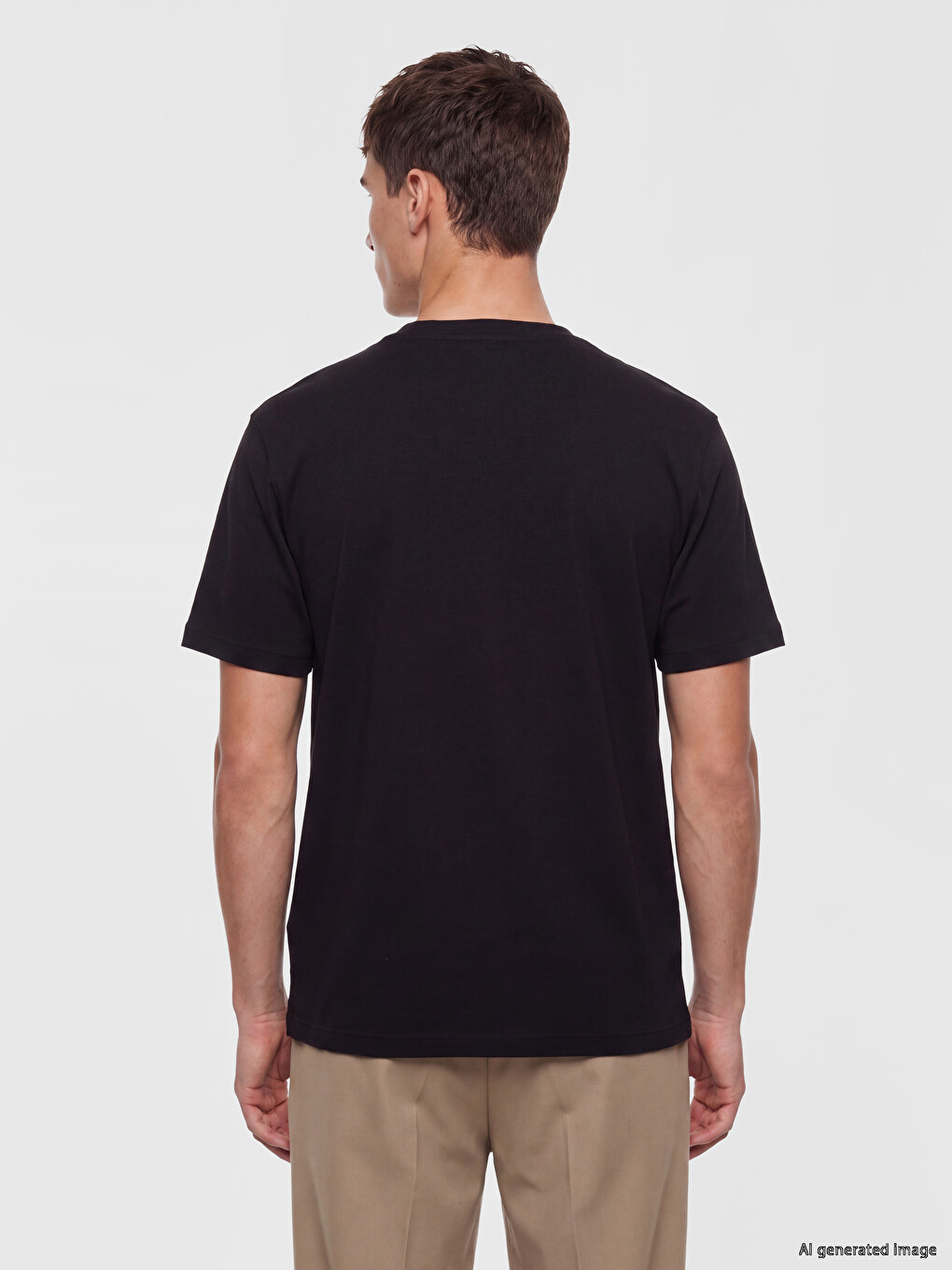 Man Black T-shirt-3