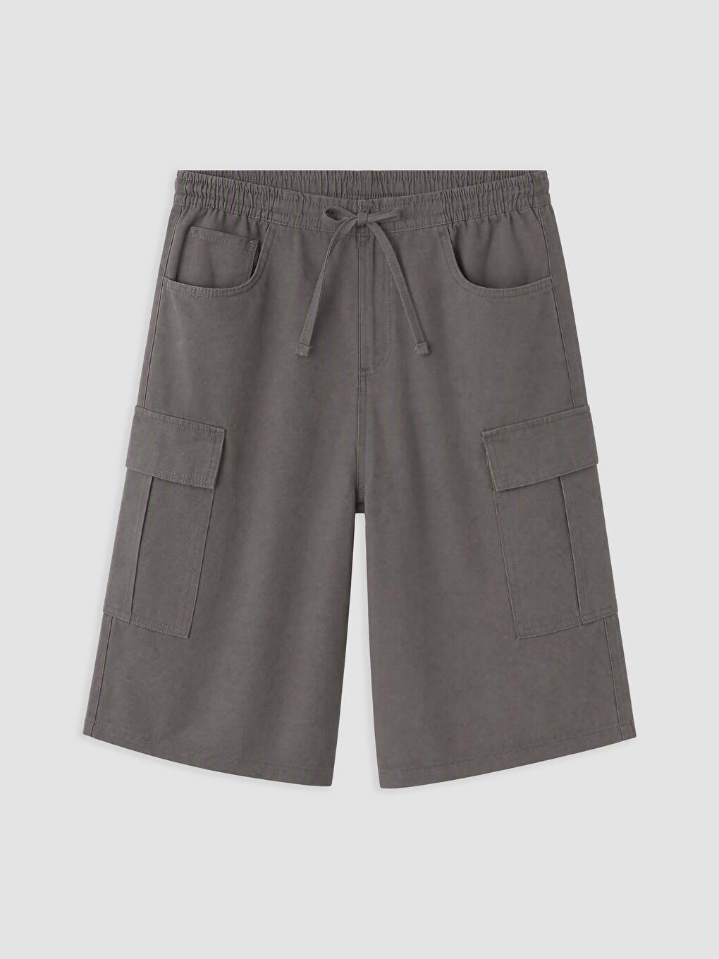 Elastic Waist Men's Cargo Shorts