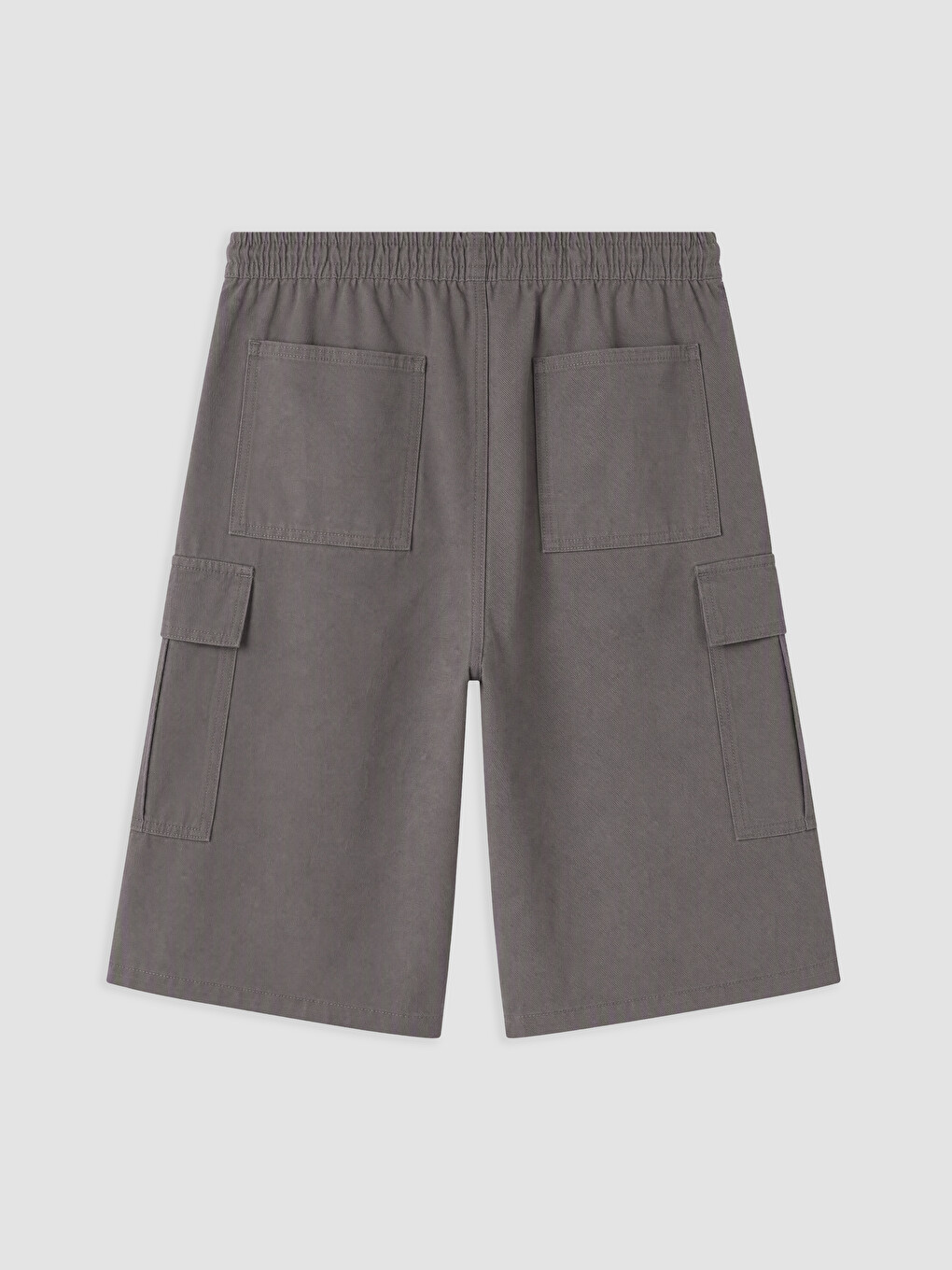 Elastic Waist Men's Cargo Shorts-1