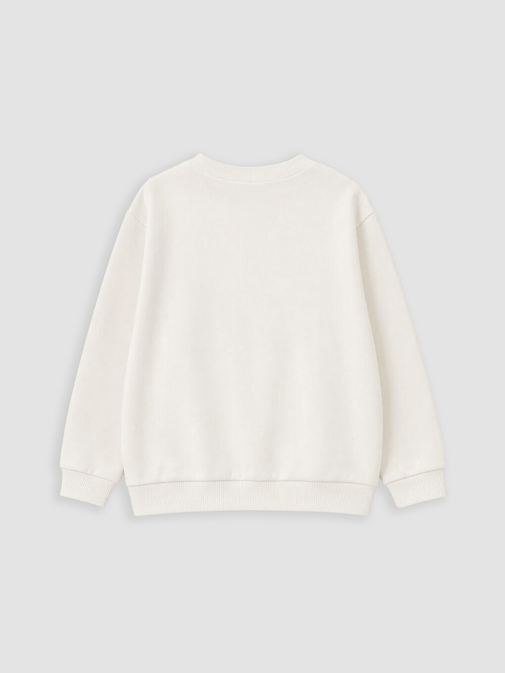 Ekru Minnie Mouse Baskılı Kız Çocuk Sweatshirt-2